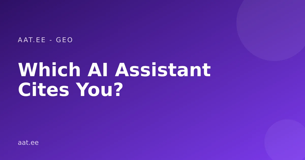 Which AI Assistant Cites You? Testing Perplexity, ChatGPT and Claude